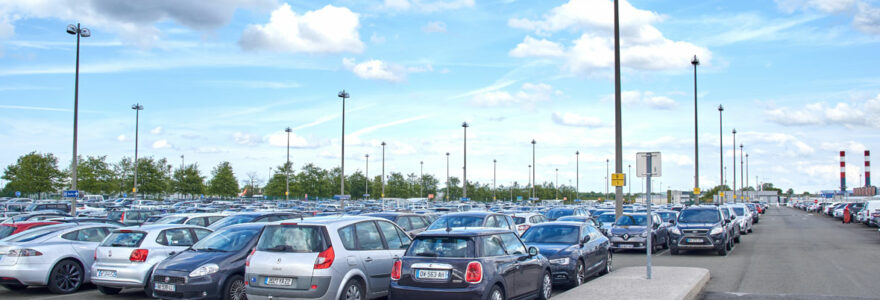 parking à l'aéroport