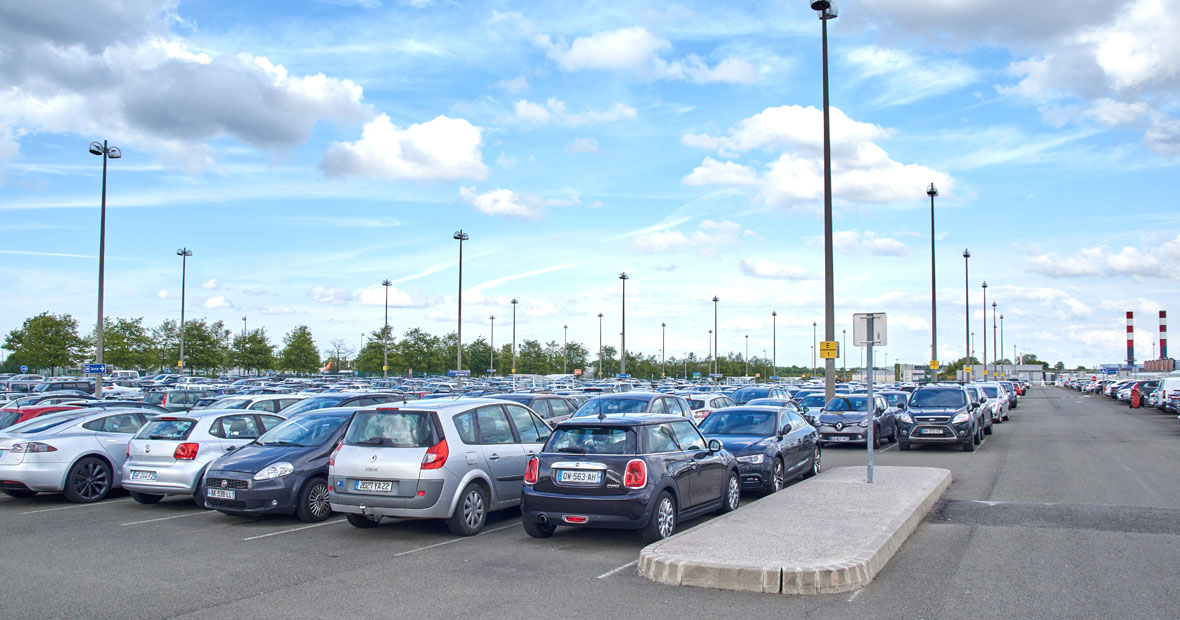 parking à l'aéroport